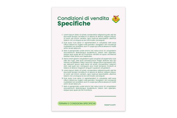 Condizioni di vendita specifiche: per utenze mobili e linee telescopiche
