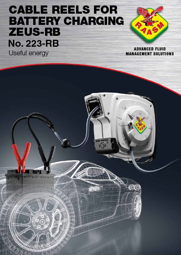CABLE REEL FOR BATTERY CHARGING 
